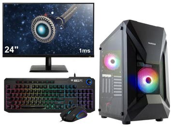 AMD Ryzen 5 RGB Budget Game PC SET COMPLEET met 24 1ms S..., Ophalen of Verzenden, Nieuw