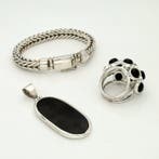 Sans prix de réserve - Ensemble de bijoux 3 pièces Argent