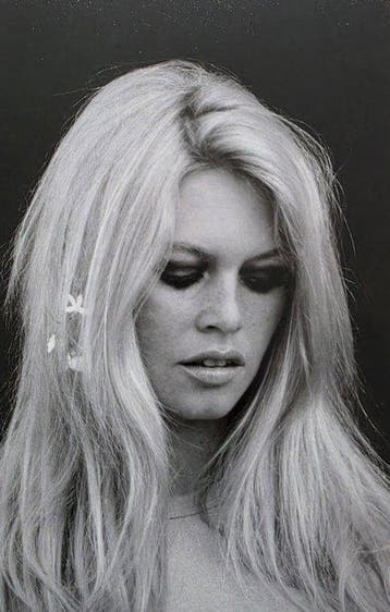 Photo dart de Brigitte Bardot avec certificat