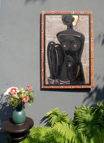 Adela M. - Akt zoty, wieccy obraz, 81x54cm, Antiek en Kunst