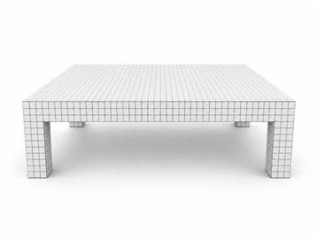 Zanotta - Salontafel - Quaderna - Hout