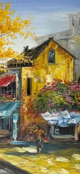 Hung Richard (1966) - Cité en fleurs 100 180 cm (Big size)