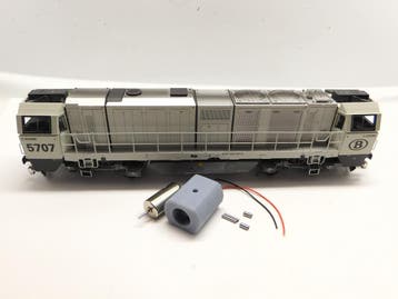 Micromotor HMT015 Märklin / Trix Vossloh G2000 BB, SBB Am, Hobby & Loisirs créatifs, Trains miniatures | HO, Verzenden, Overige typen