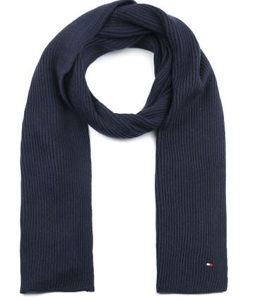 Tommy Hilfiger Essential Sjaal Navy maat  Heren, Verzenden