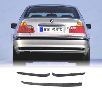 MOULURES PARE-CHOCS ARRIÈRE BMW SERIE 3 E46 BERLINE 98-01 NO, Autos : Pièces & Accessoires, Carrosserie & Tôlerie, Verzenden