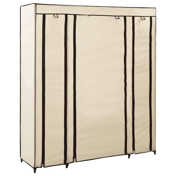 vidaXL Kledingkast met vakken en stangen 150x45x176 cm stof, Maison & Meubles, Armoires | Penderies & Garde-robes, Envoi