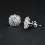 Oorbellen - 18 karaat Witgoud - 0.88ct. tw. Diamant, Nieuw