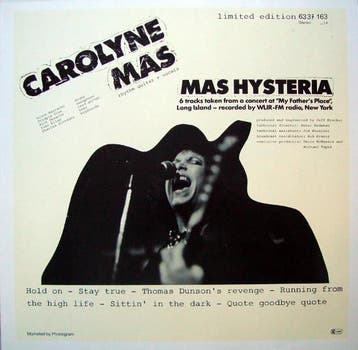 Carolyne Mas - Mas Hysteria, Verzenden, Gebruikt