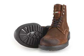 Pantofola dOro Veterboots in maat 41 Bruin, Kleding | Heren, Schoenen, Bruin, Verzenden, Boots, Zo goed als nieuw