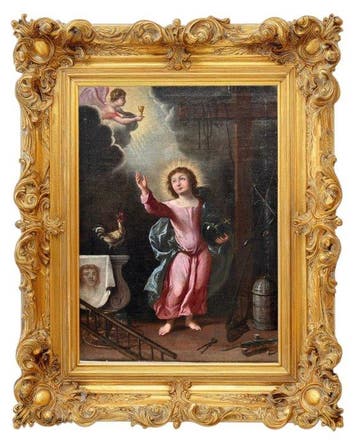 Carlo Cignani (1628-1719), Ambito di - San Giovanni, Antiek en Kunst