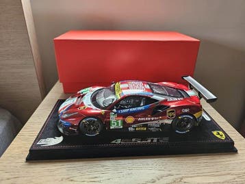 BBR 1:18 - Voiture de course miniature - Ferrari 488 GTE Evo