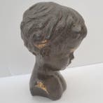 Sculpture, kinderhoofdje in de stijl van de Nederlandse, Antiquités & Art, Curiosités & Brocante