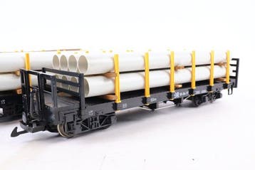 LGB G - Modeltrein goederenwagon (3) - Drie rongenwagons met