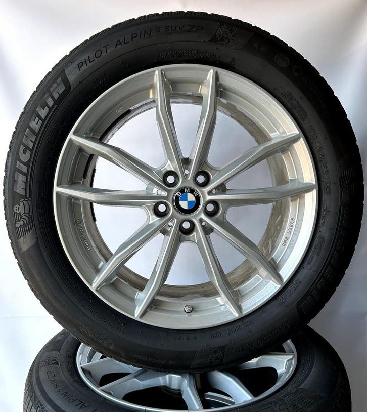 BMW X5 G05 | X12X 19 inch Velgen + Winterbanden, Auto-onderdelen, Banden en Velgen, 19 inch, Winterbanden, 265 mm, Personenwagen