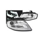 Phares Pour Audi A4 B8 07-11 Daylight Fond Chromé, Verzenden