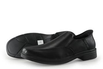Skechers Instappers in maat 45 Zwart, Kleding | Heren, Schoenen, Verzenden, Zwart, Overige typen, Zo goed als nieuw