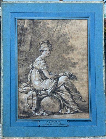 Pierre-Paul Prudhon (1758 1823), Toegeschreven aan -, Antiek en Kunst