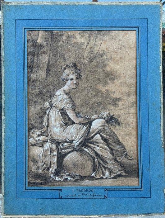 Pierre-Paul Prudhon (1758 1823), Toegeschreven aan -, Antiek en Kunst, Kunst | Schilderijen | Klassiek
