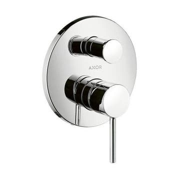 Bieden: Hansgrohe Starck bad mixer tab chrome, Ophalen of Verzenden