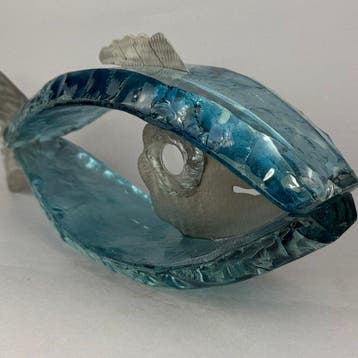 Andrzej Rafalski - Glass Fish- hand nade