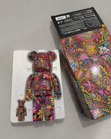 Medicom Toy - Be@rbrick 400% & 100% Psychedelic Paisley