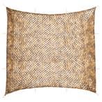 vidaXL Camouflagenet met opbergzak 614x581 cm zandkleurig, Verzenden, Nieuw