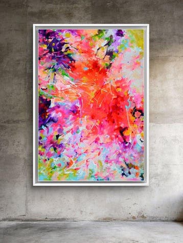 Roxana Soos - Vibes 20 - Ready to Hang 100x70x4 cm