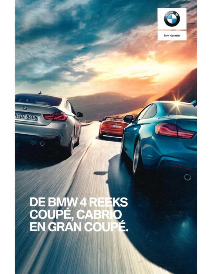 2018 BMW 4 SERIE BROCHURE NEDERLANDS, Boeken, Auto's | Folders en Tijdschriften, Ophalen of Verzenden