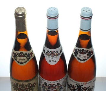 1971 Beerenauslese + Auslese: Oppenheimer Sackträger +, Collections, Vins