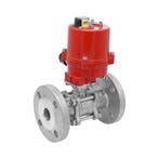 DN20 PN40 Vanne à Bille 2 Voies à Brides, 3 Pièces, en Acier, Bricolage & Construction, Verzenden