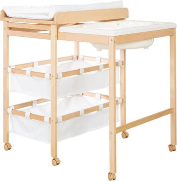 roba Baby Pool commode met geïntegreerd badje hout naturel, Ophalen of Verzenden, Nieuw