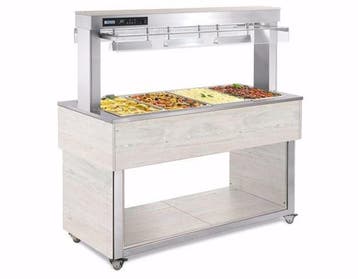 Afinox TRADITION RED PLUS 3/1 GN HEMLOCK | 0.7kW |, Verzenden
