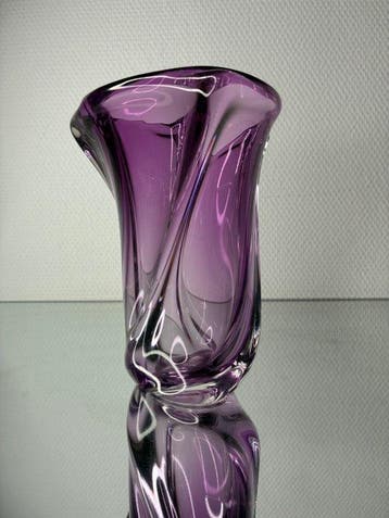 Val Saint Lambert - Charles Graffart - Vase - Mulette -, Antiek en Kunst