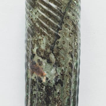 kleine Aziatische Roman Green Glass XL Parfum Zalf Fles