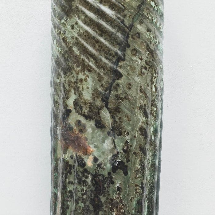 kleine Aziatische Roman Green Glass XL Parfum Zalf Fles, Antiek en Kunst, Antiek | Overige Antiek