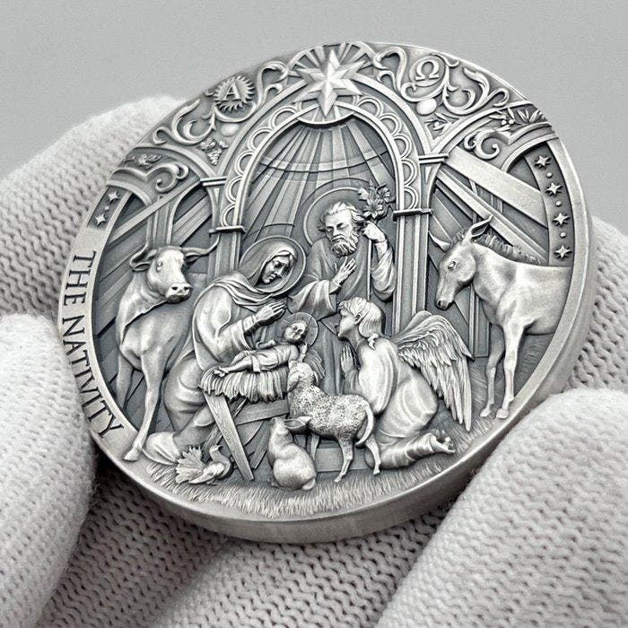 Kameroen. 2,000 Francs 2024 – Bible Stories: The Nativity –, Postzegels en Munten, Munten | Europa | Niet-Euromunten