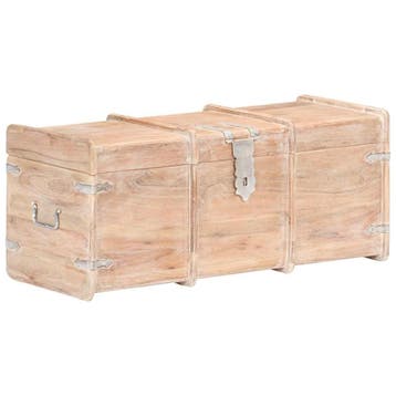 Houten Opbergkist | 35% korting | Retour Deal, Huis en Inrichting, Verzenden, Minder dan 50 cm, Zo goed als nieuw, 75 tot 100 cm