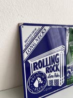 Panneau publicitaire Rolling Rock – relief en tôle –