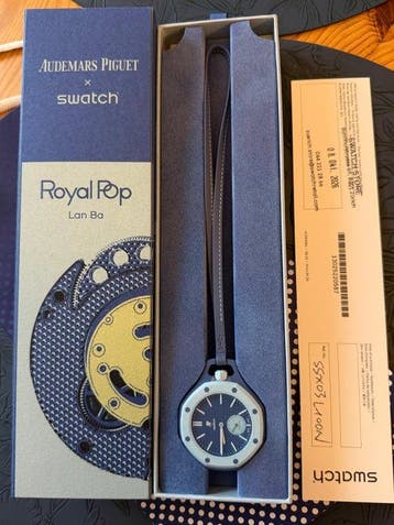 Swatch Royal Pop - Swatch × Audemars Piguet LAN BA - Sans, Handtassen en Accessoires, Nieuw