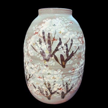 Shunzan Kiln - Heian Shunzan - Vaas - Aardewerk -