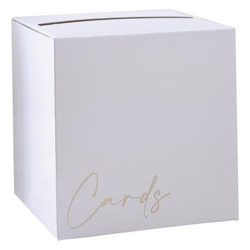 Bruiloft Enveloppendoos Wit Cards 25cm, Verzenden, Nieuw