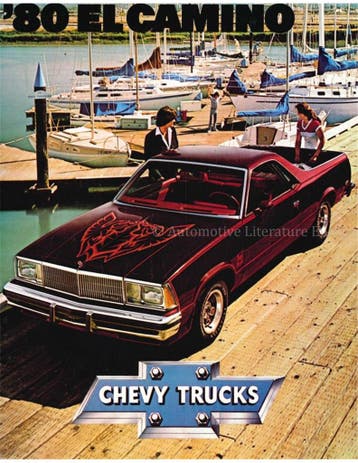 1980 CHEVROLET EL CAMINO BROCHURE ENGELS, Nieuw
