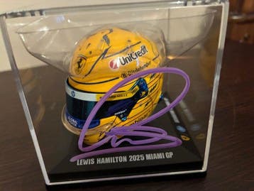 Ferrari - GP miami - Lewis Hamilton - 2025 - Helm op schaal, Nieuw