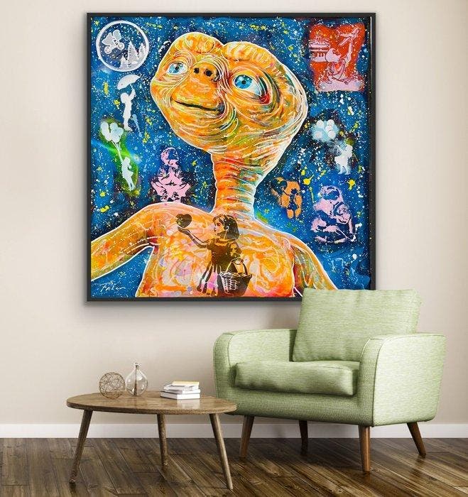 Joaquim Falco - E.T XL, Antiek en Kunst, Kunst | Schilderijen | Modern