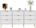 Commodekast met 9 schuifladen, 150 x 34 x 74 cm, dressoir, m, Verzenden, Nieuw