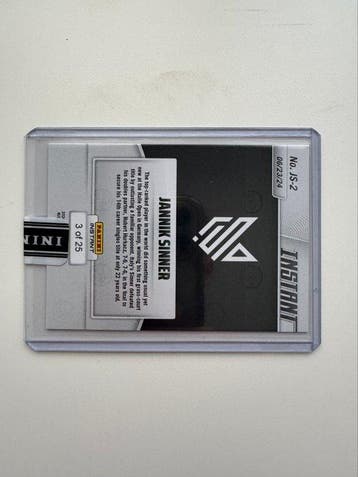 2024 Panini Instant Jannik Sinner No. JS-2 Carte insérée,