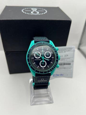 Omega x Swatch - Moonswatch - Mission on Earth - Polar, Bijoux, Sacs & Beauté