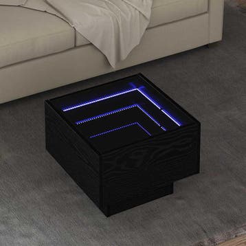 vidaXL Salontafel Zwart eiken 40 x 40 x 30 cm, Verzenden, Nieuw