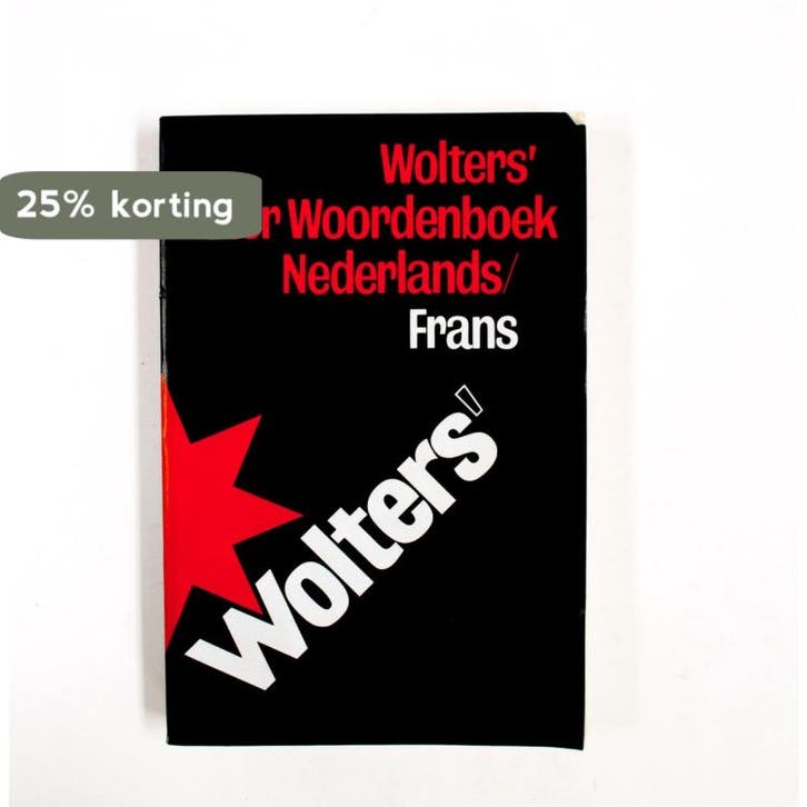 STERWRDBOEK NEDERLANDS-FRANS 9789001813017 GRONINGEN WOLTERS, Livres, Dictionnaires, Envoi