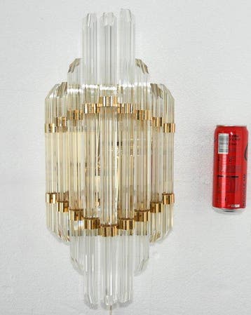 Wandlamp - Prachtige high-end chique messing goudkleurige, Huis en Inrichting, Nieuw